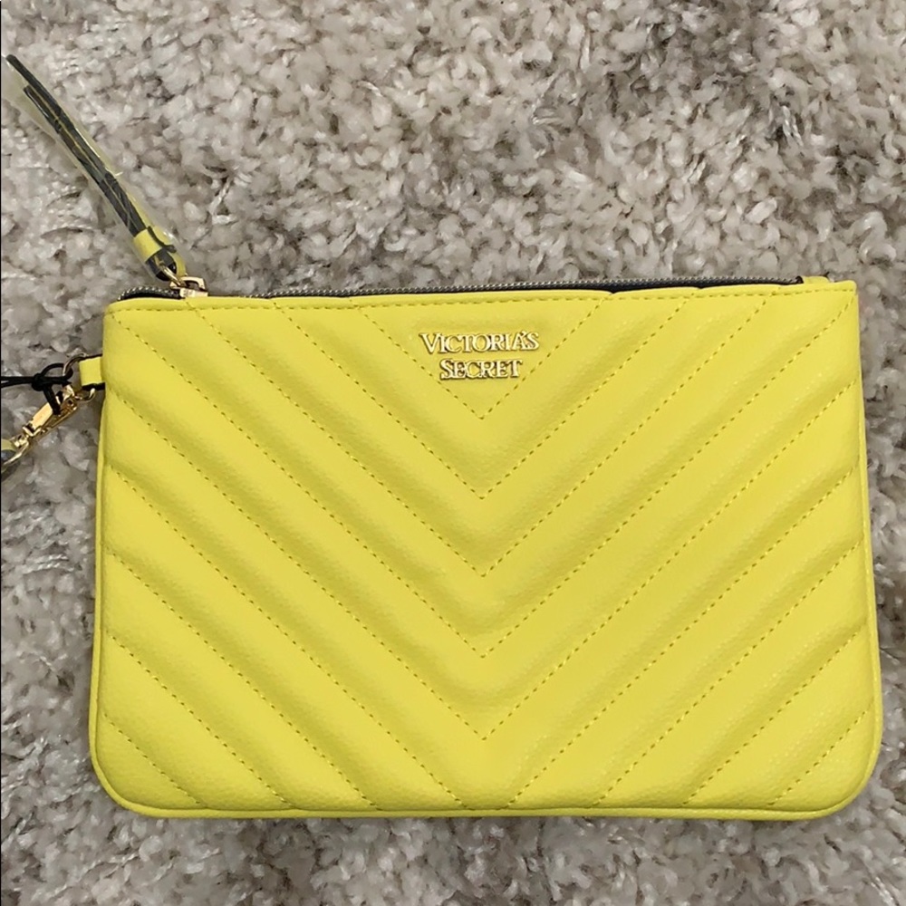 VS Neon Yellow Wristlet